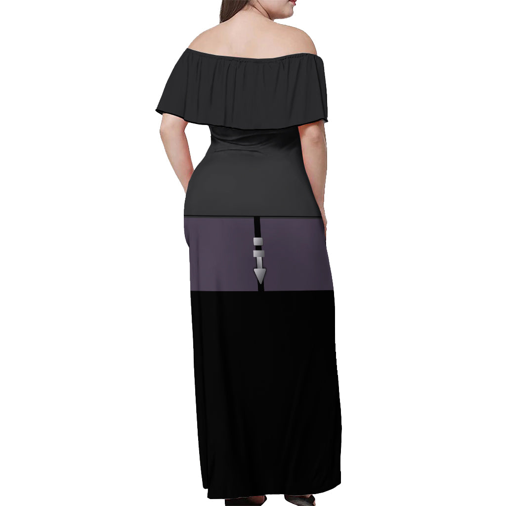 Ryuko Matoi Off Shoulder Maxi Dress Kill la Kill