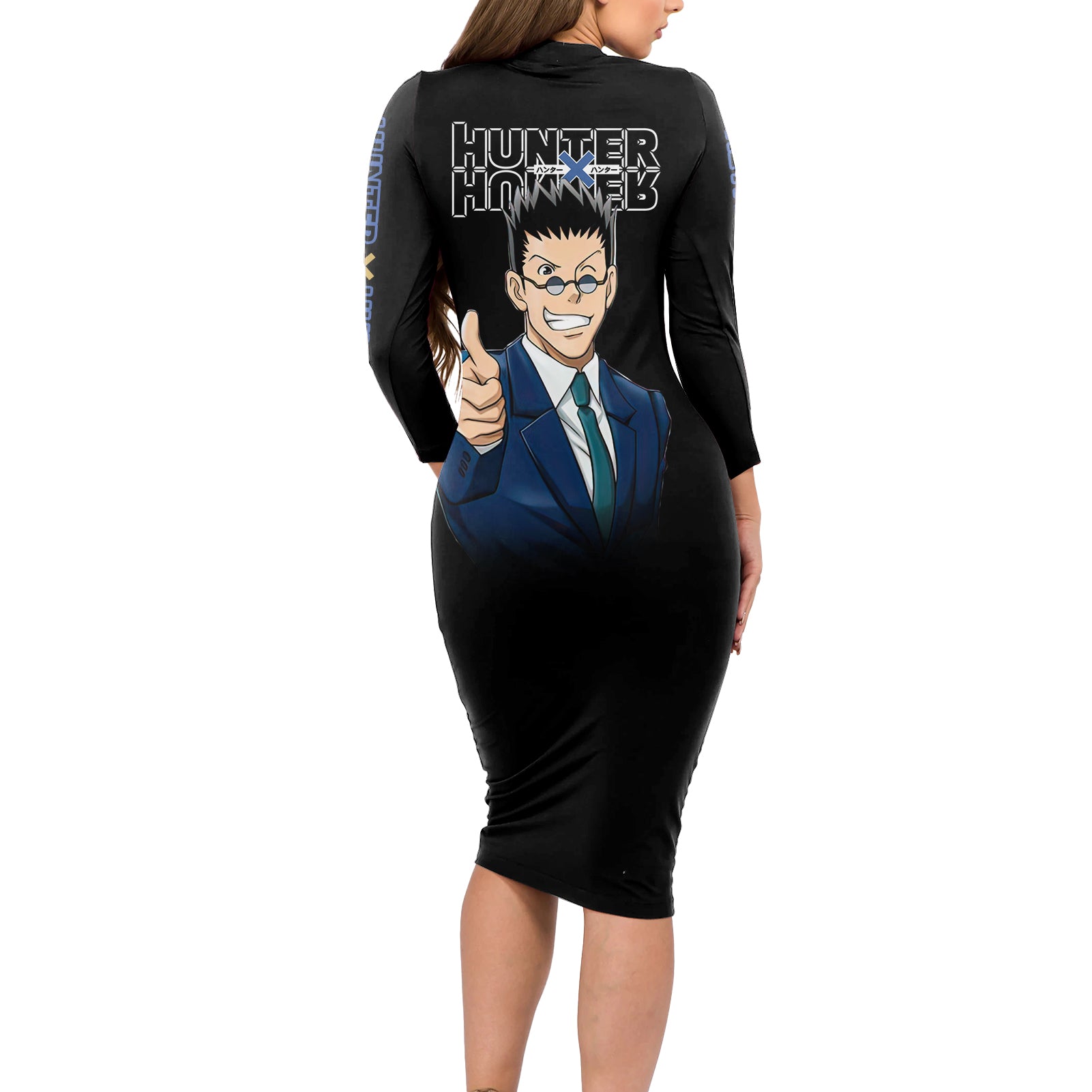 Leorio Paladinight Long Sleeve Bodycon Dress Hunter X Hunter