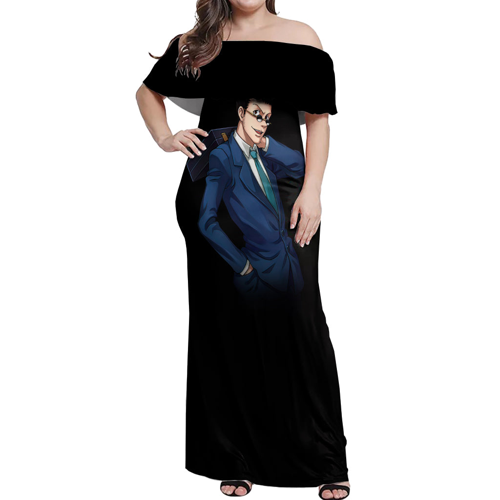 Leorio Paladinight Off Shoulder Maxi Dress Hunter X Hunter