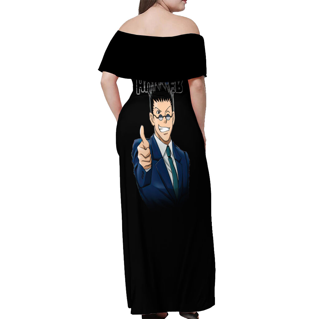 Leorio Paladinight Off Shoulder Maxi Dress Hunter X Hunter