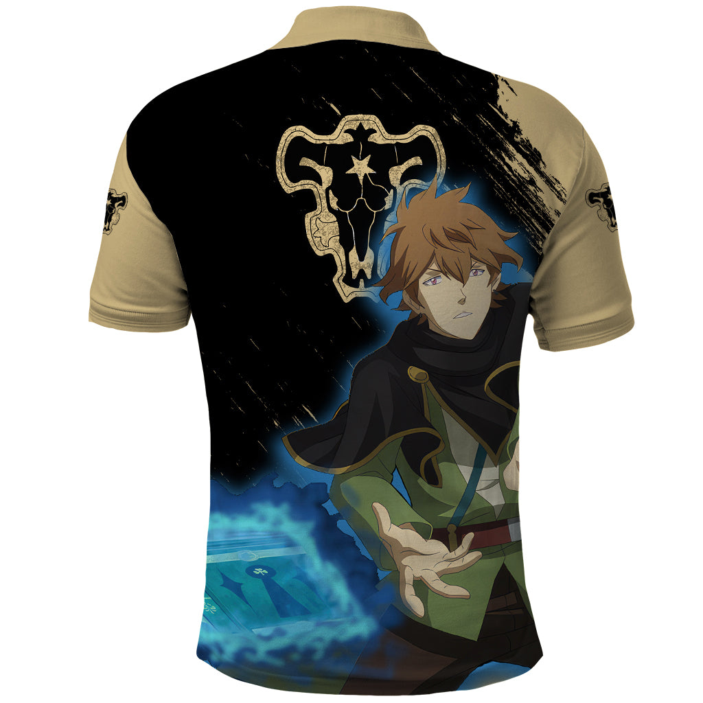 Black Bull Finral Roulacase Polo Shirt Black Clover Anime