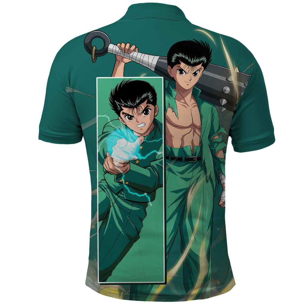 Yusuke Urameshi Polo Shirt Yu Yu Hakusho Anime
