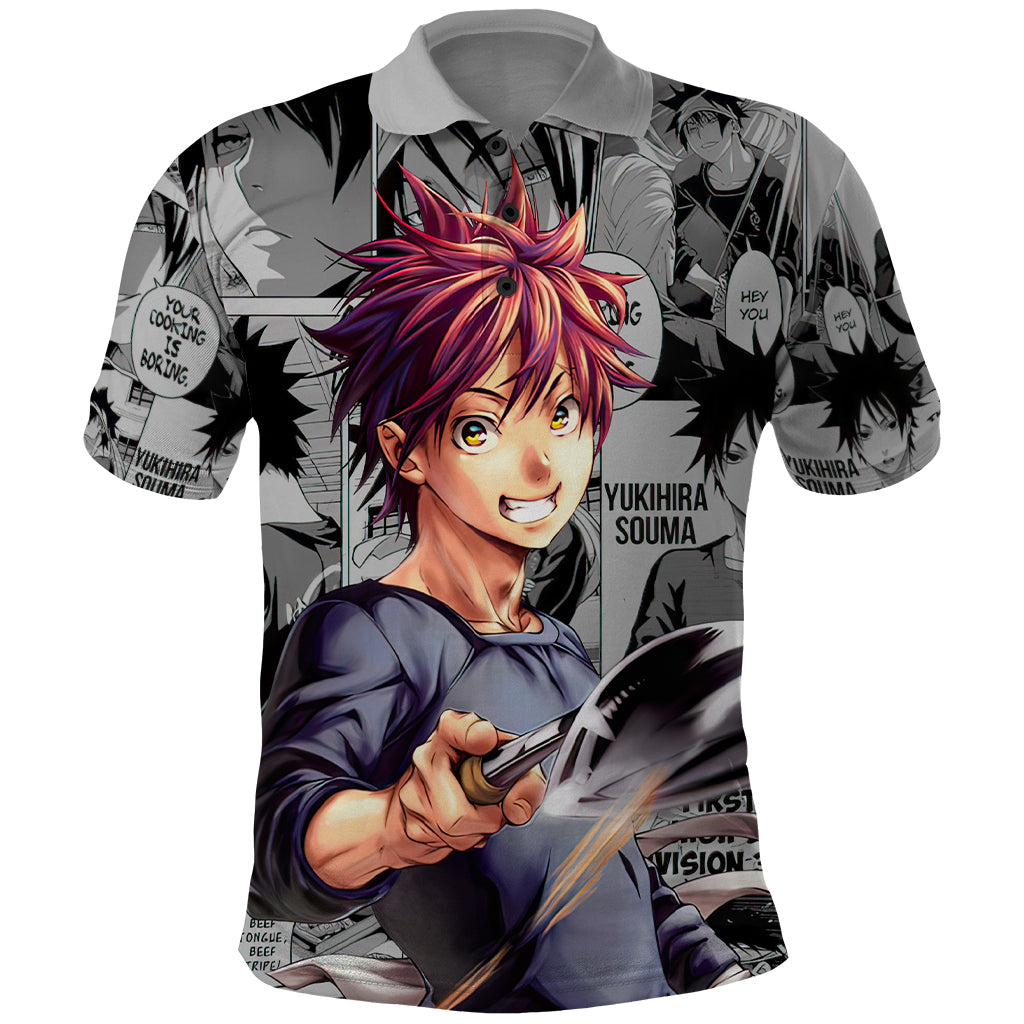 Shokugeki no Soma Polo Shirt Yukihira Souma Anime