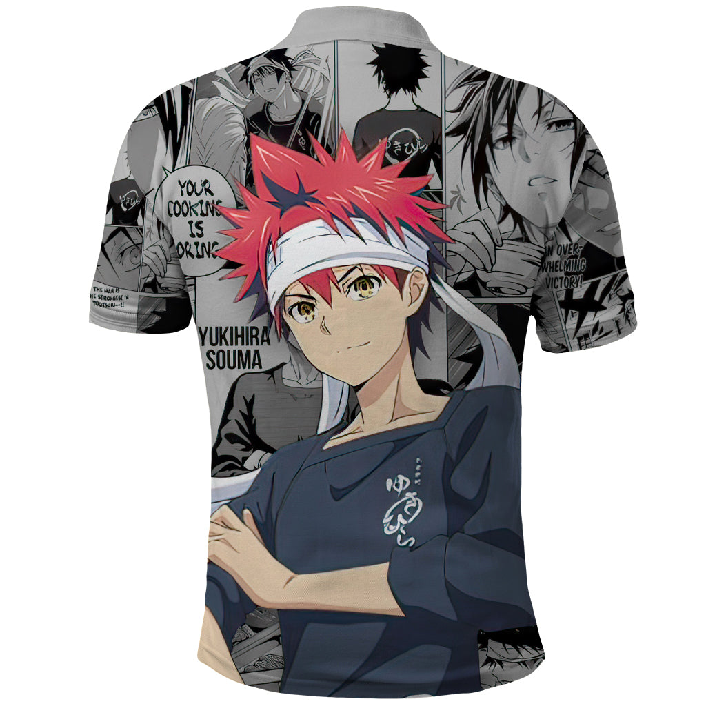 Shokugeki no Soma Polo Shirt Yukihira Souma Anime