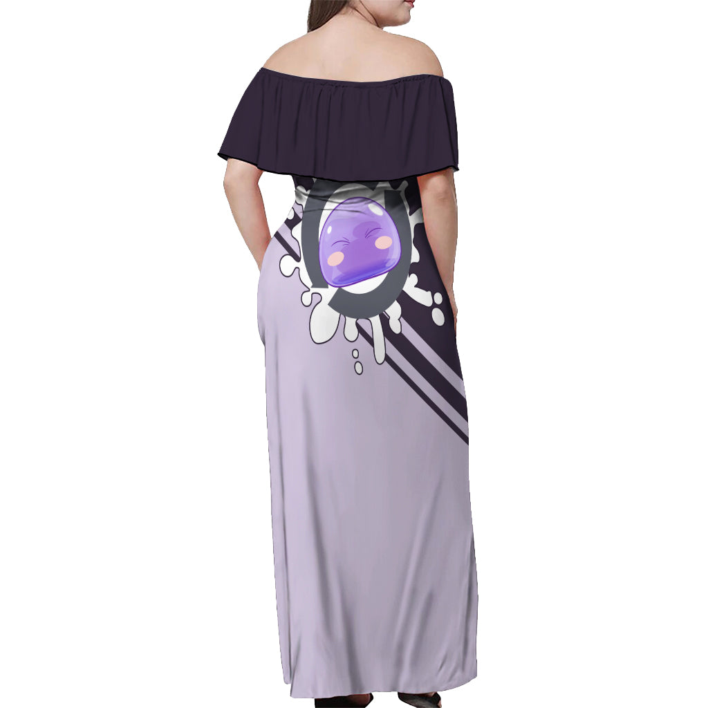 Slime Shion Off Shoulder Maxi Dress TenSura Anime