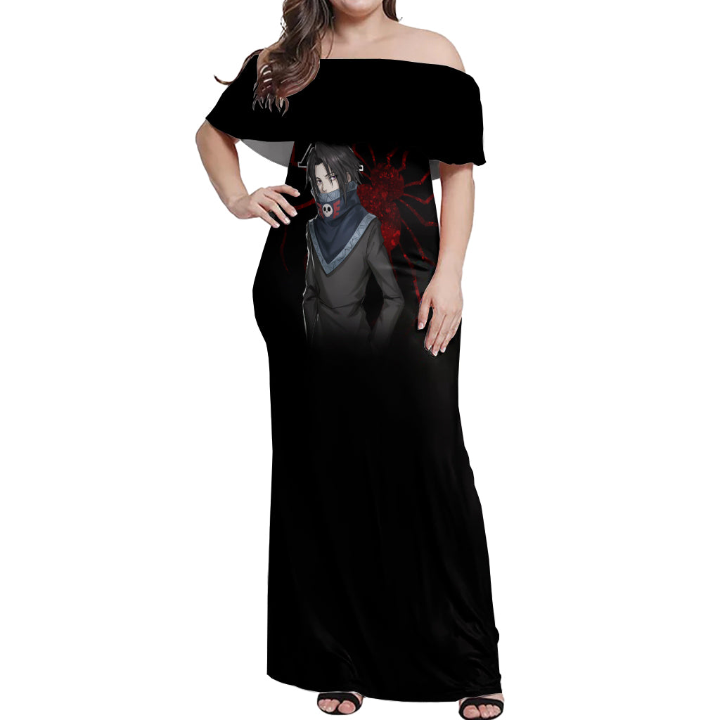 Feitan Phantom Troupe Hunter X Hunter Off Shoulder Maxi Dress Anime Style
