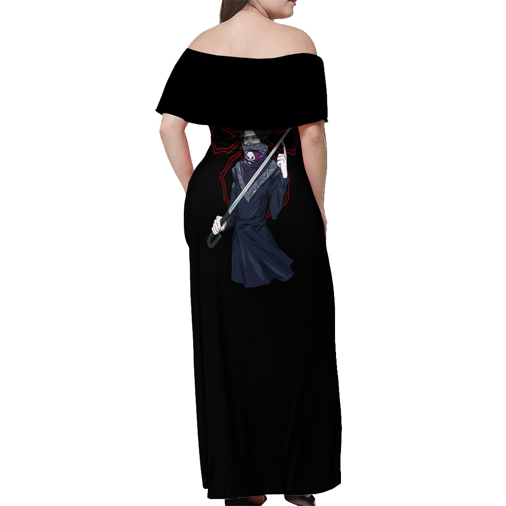 Feitan Phantom Troupe Hunter X Hunter Off Shoulder Maxi Dress Anime Style