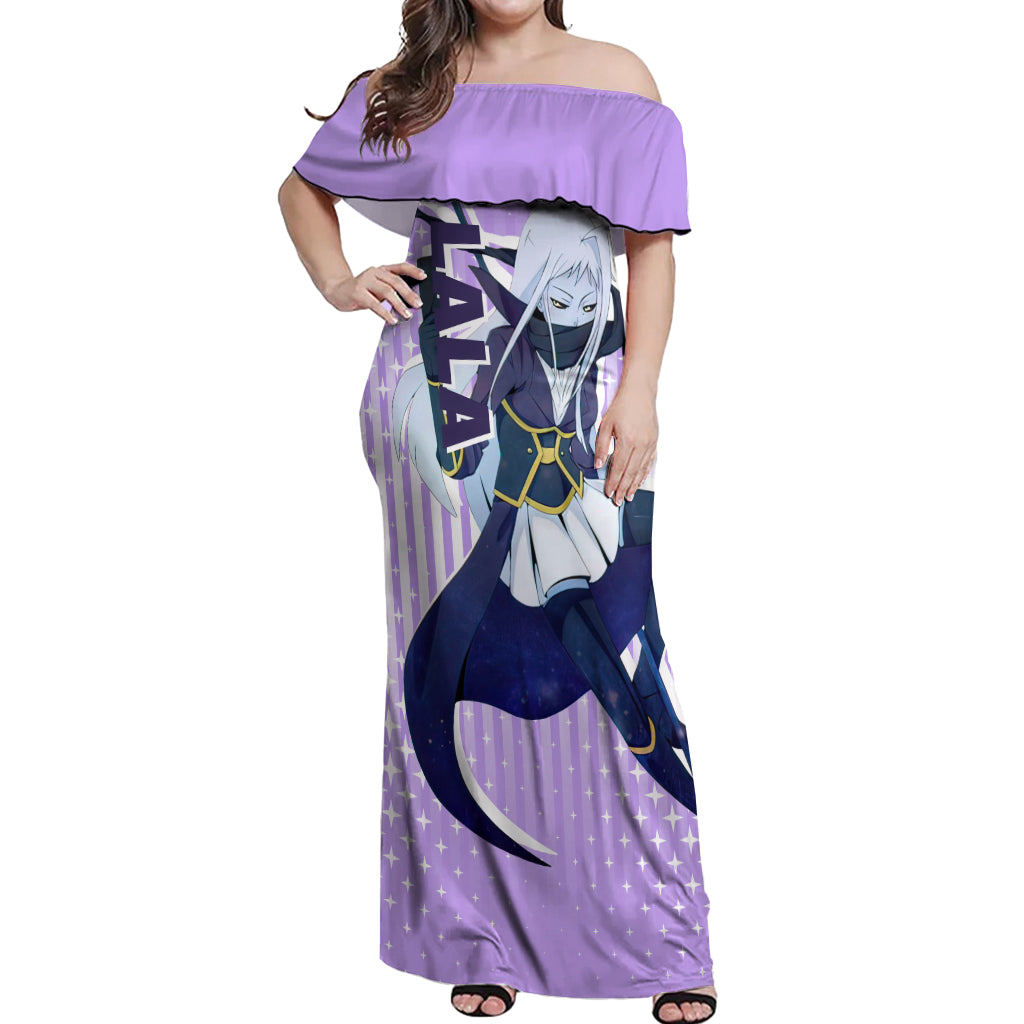 Lala - Monster Musume Off Shoulder Maxi Dress Anime Style
