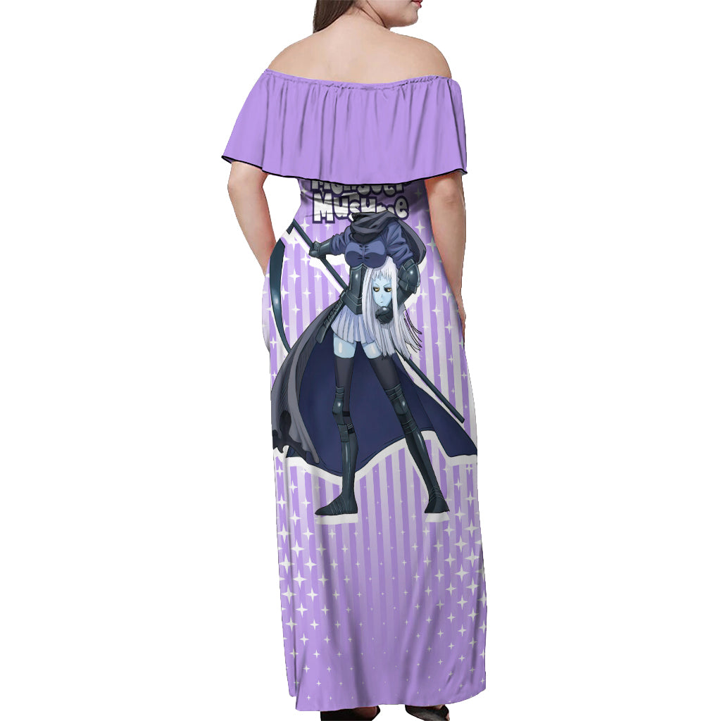 Lala - Monster Musume Off Shoulder Maxi Dress Anime Style