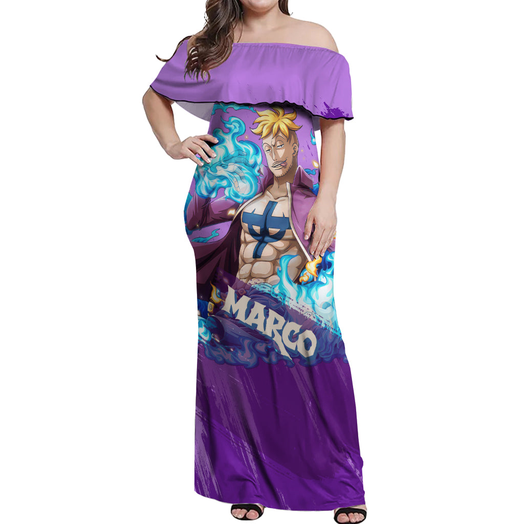 Marco Off Shoulder Maxi Dress One Piece