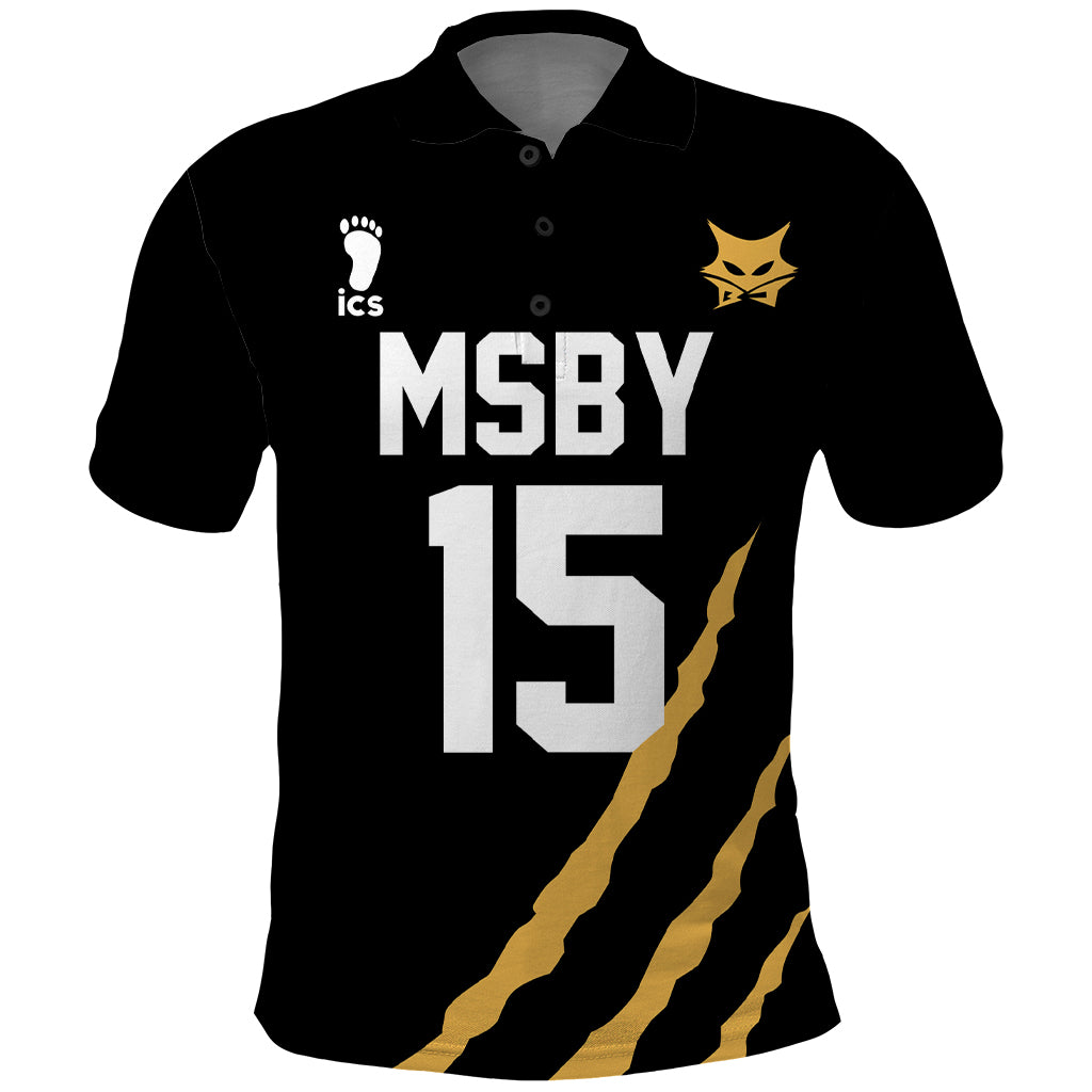 MSBY Kiyoomi Sakusa Polo Shirt Number 15 Anime