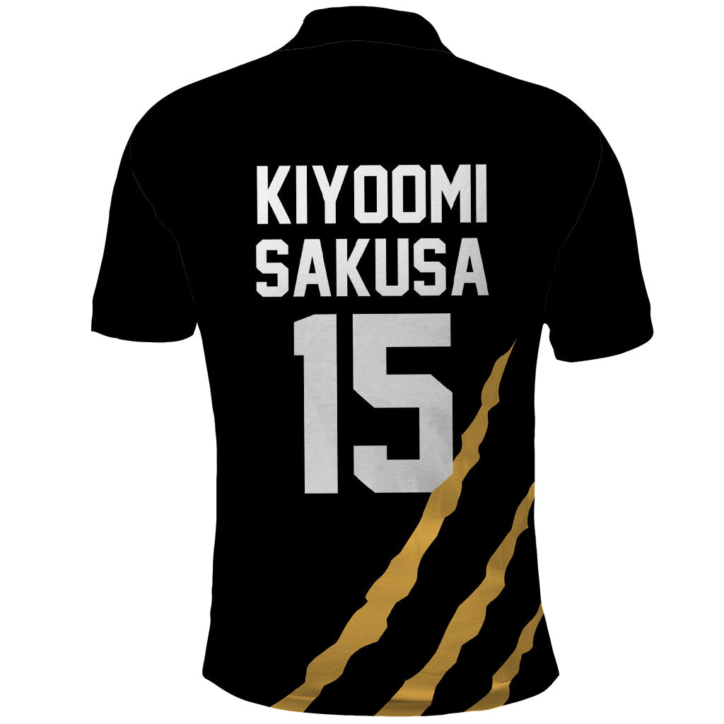 MSBY Kiyoomi Sakusa Polo Shirt Number 15 Anime