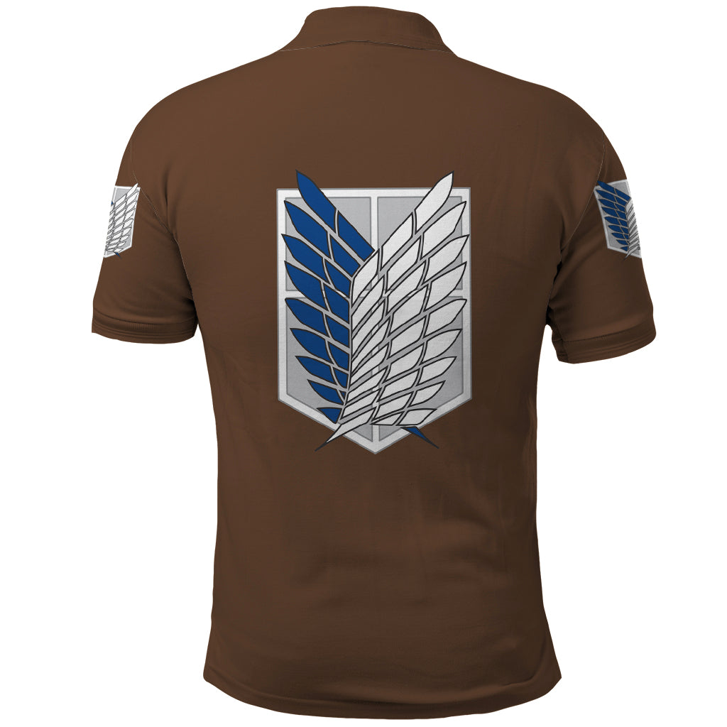 Mikasa Ackerman Polo Shirt Attack On Tittan