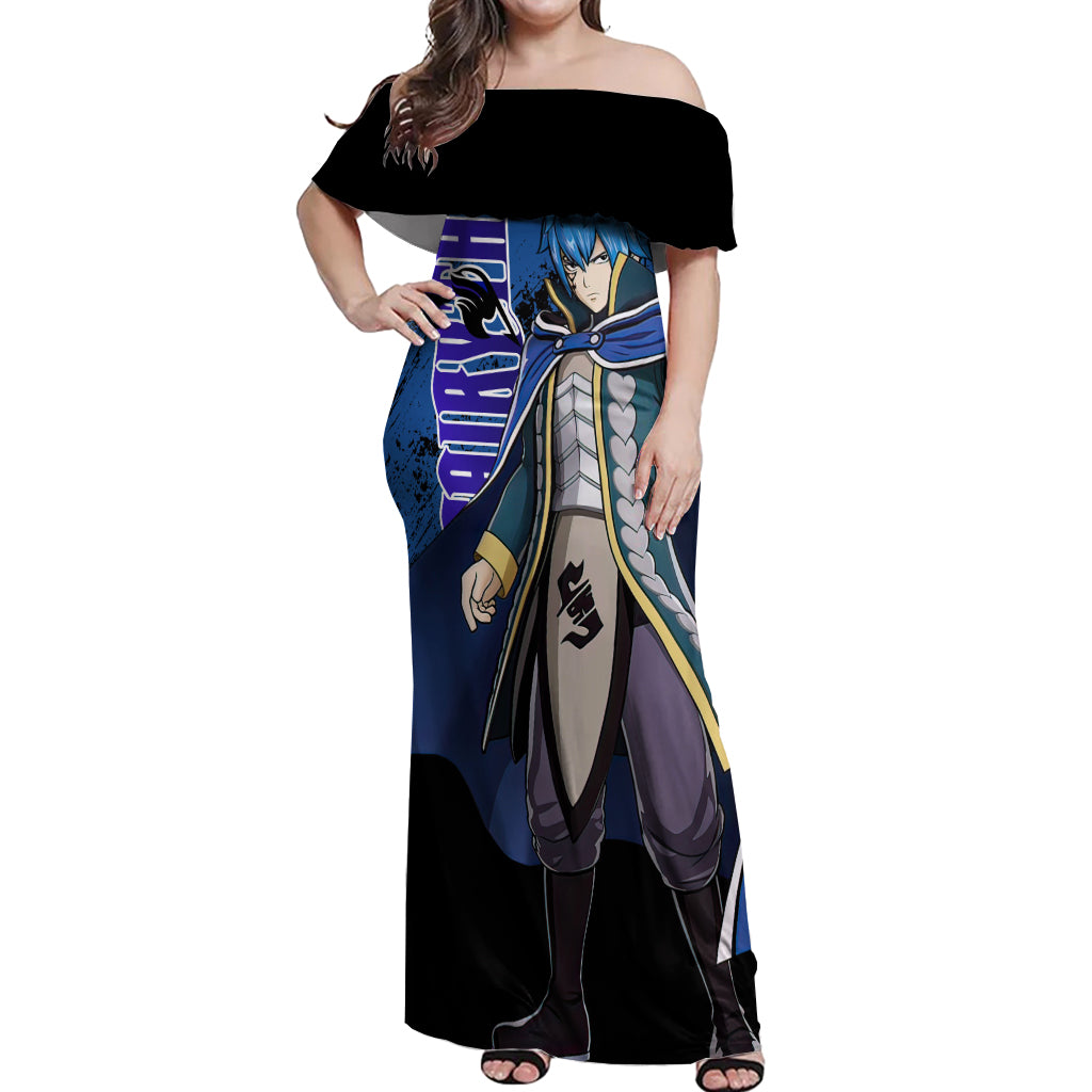 Jellal Fernandes Off Shoulder Maxi Dress Fairy Tail