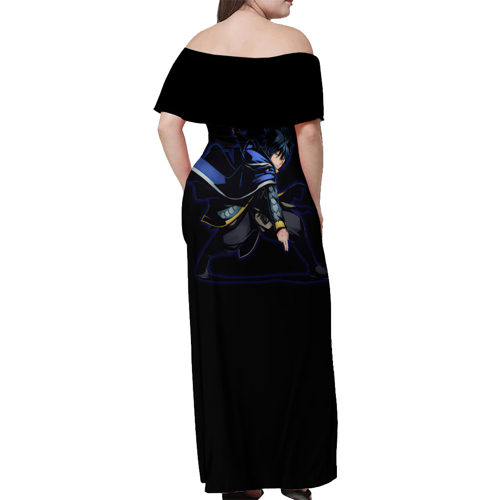 Jellal Fernandes Off Shoulder Maxi Dress Fairy Tail