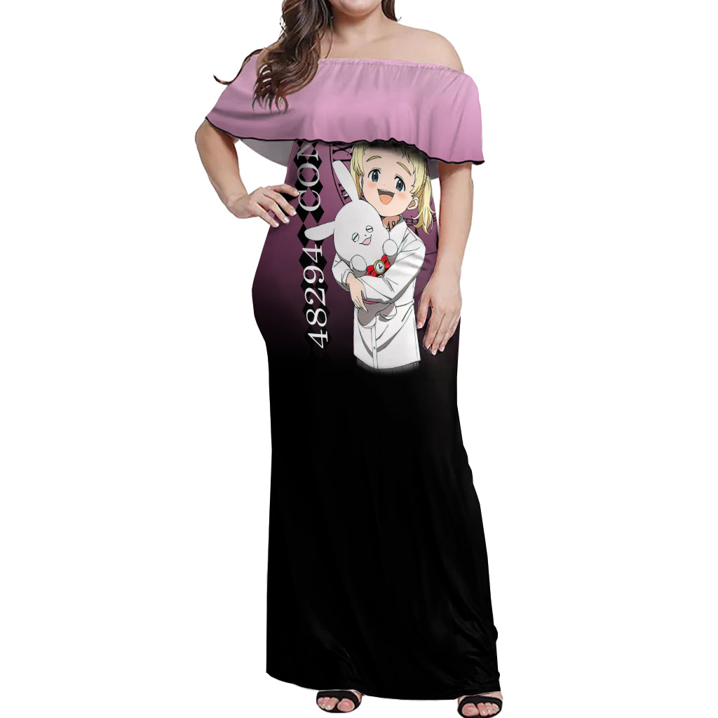 Conny Off Shoulder Maxi Dress The Promised Neverland