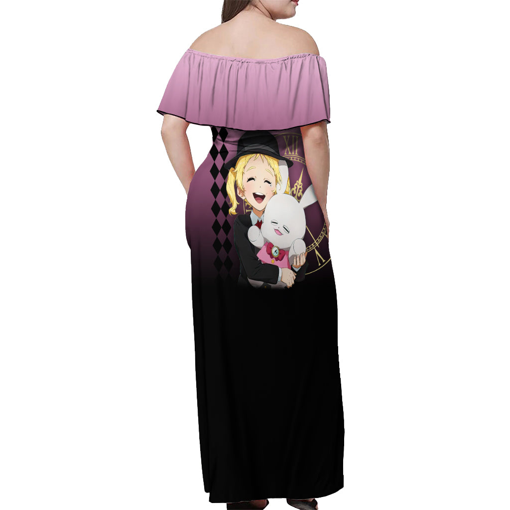 Conny Off Shoulder Maxi Dress The Promised Neverland