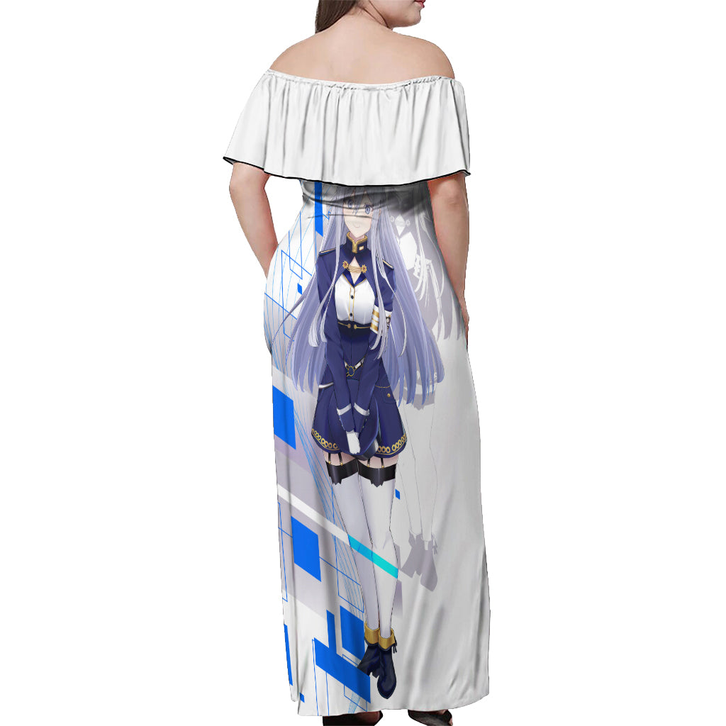 Vladilena Milize Off Shoulder Maxi Dress Anime Style