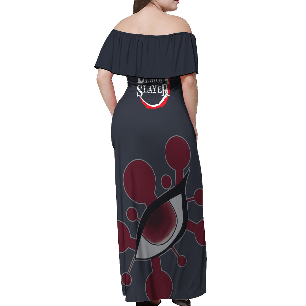 Tengen Uzui Off Shoulder Maxi Dress Demon Slayer