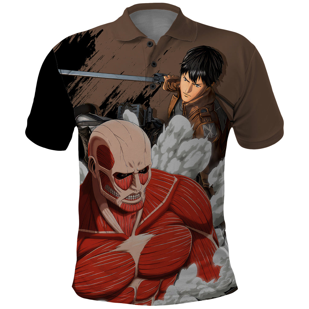 Giant Titan - Attack On Titan Polo Shirt Attack On Titan
