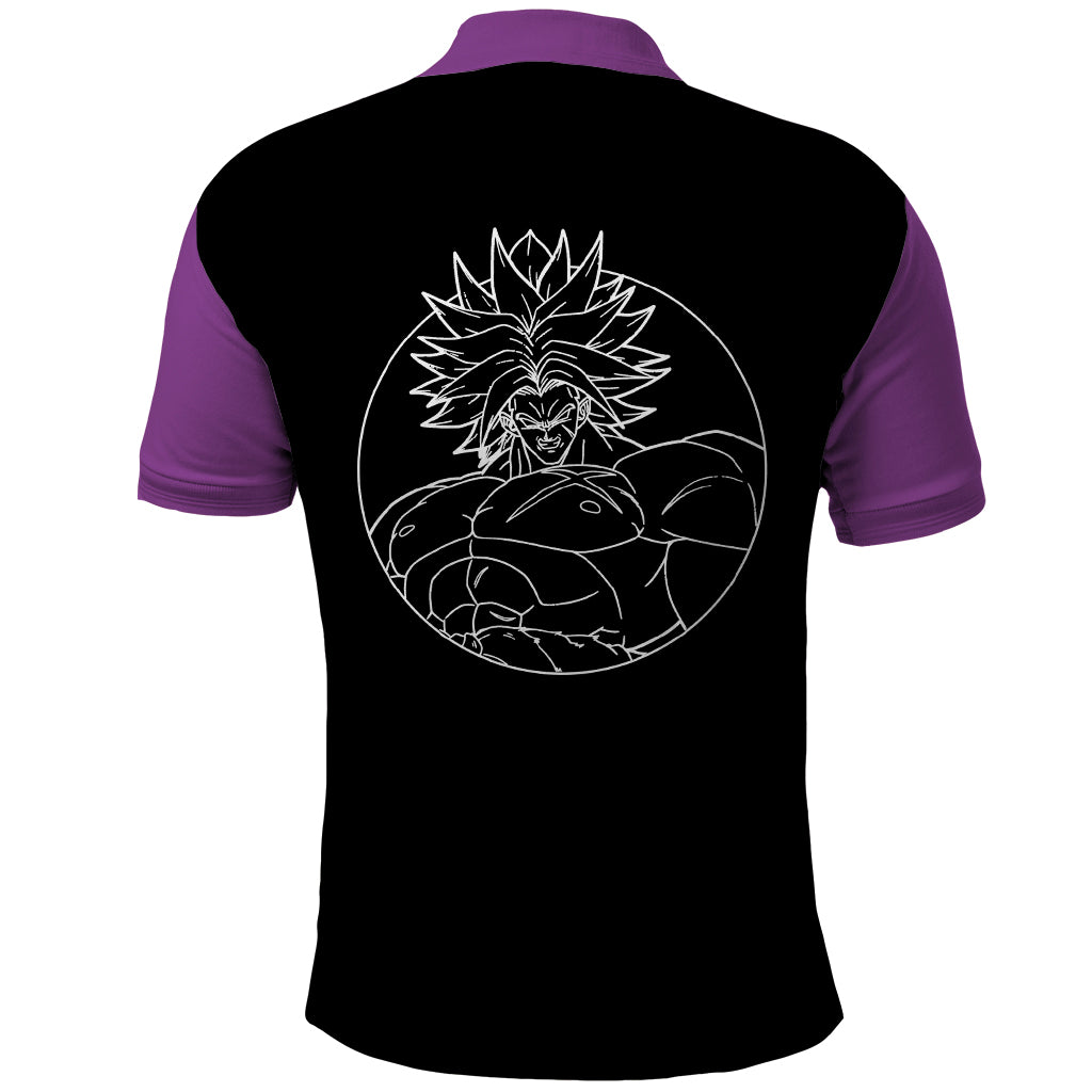 Broly Legendary SSJ Polo Shirt Dragon Ball Mix Anime Manga