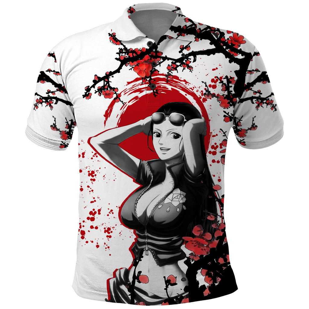 Nico Robin - Japan Style Anime Polo Shirt