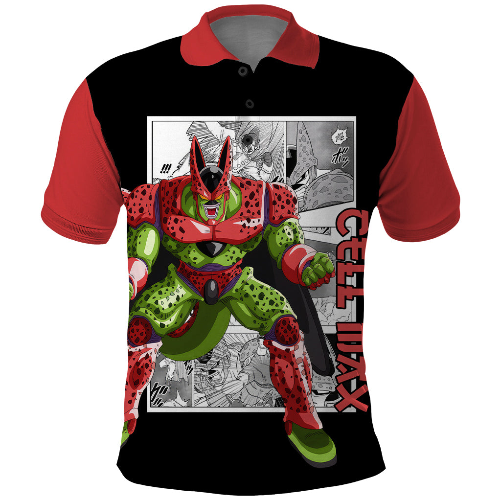 Cell Max Polo Shirt Dragon Ball Mix Anime Manga