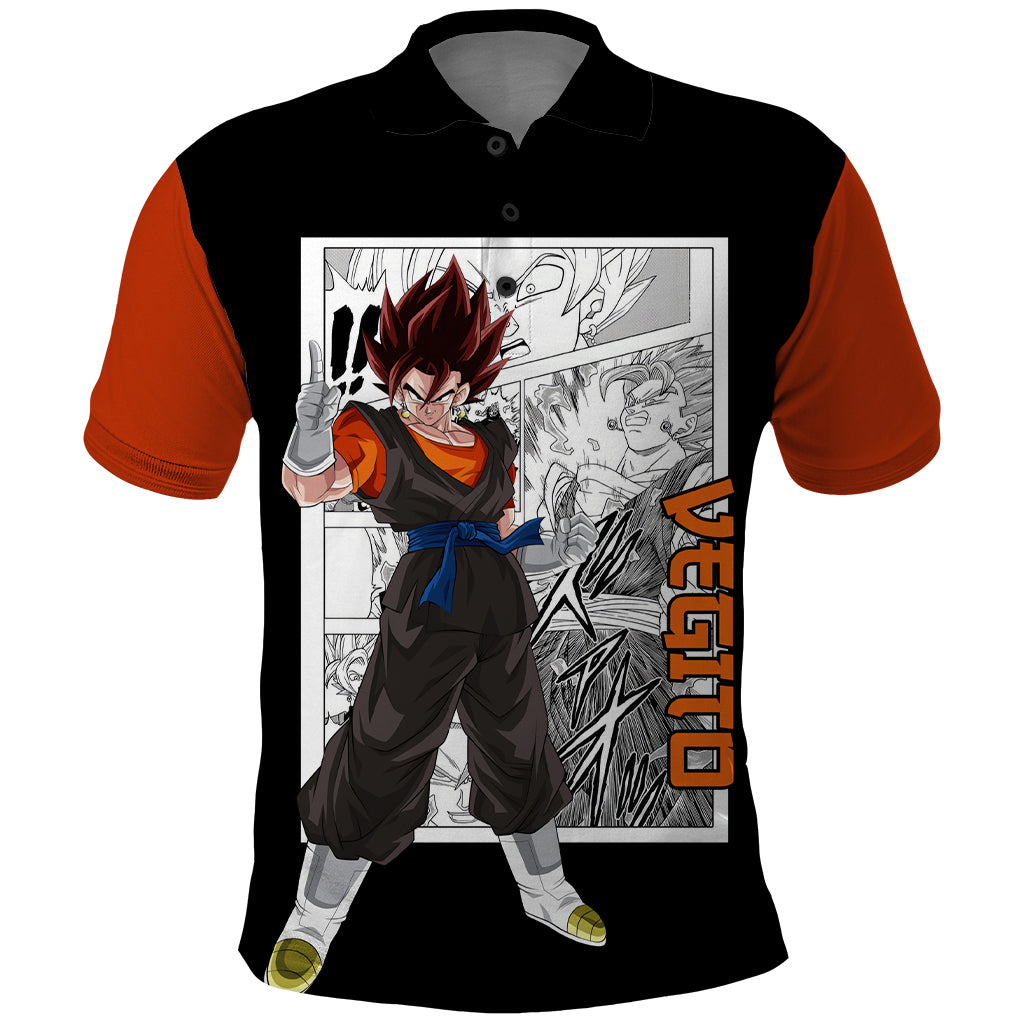 Vegito Polo Shirt Dragon Ball Mix Anime Manga