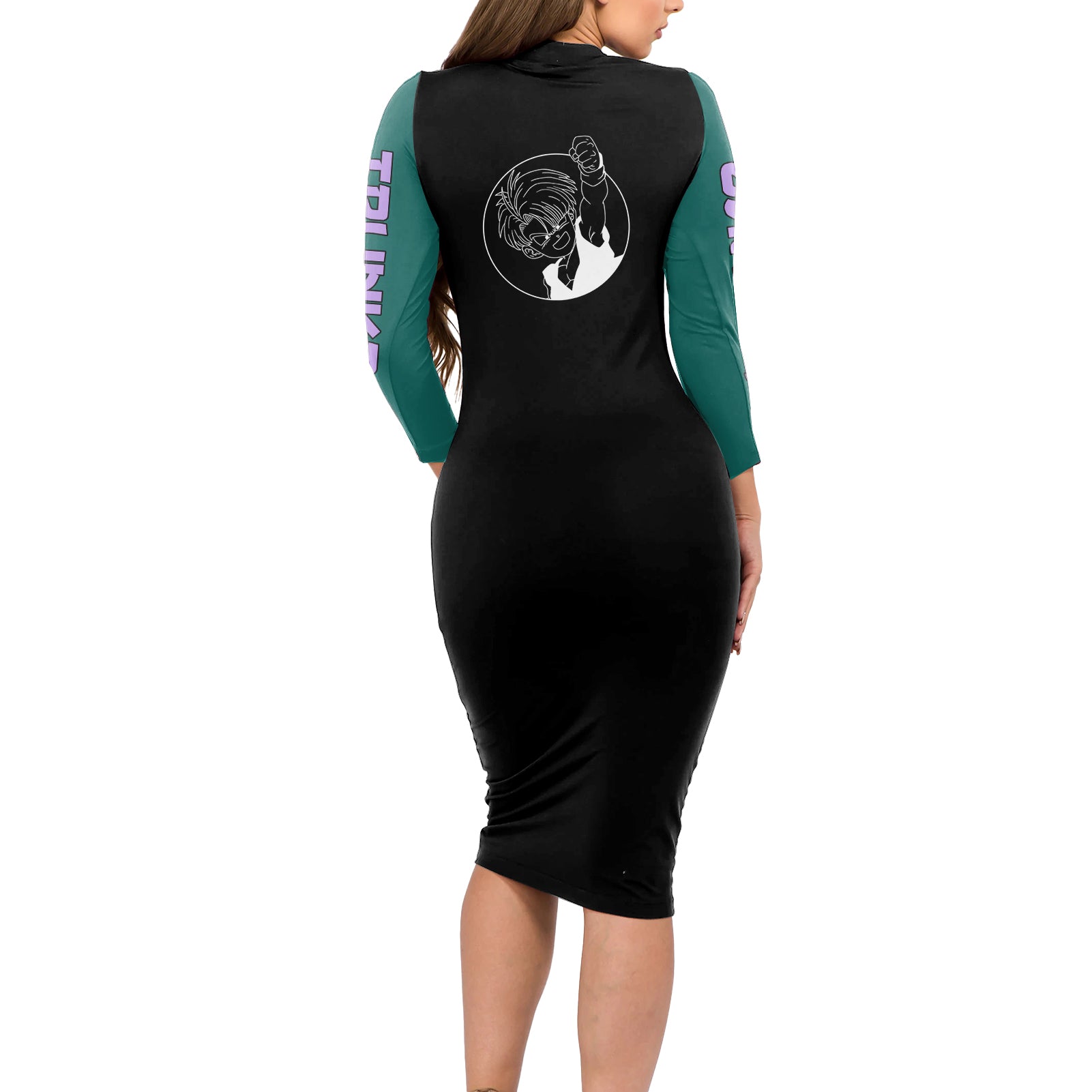 Trunks Kid Long Sleeve Bodycon Dress Dragon Ball