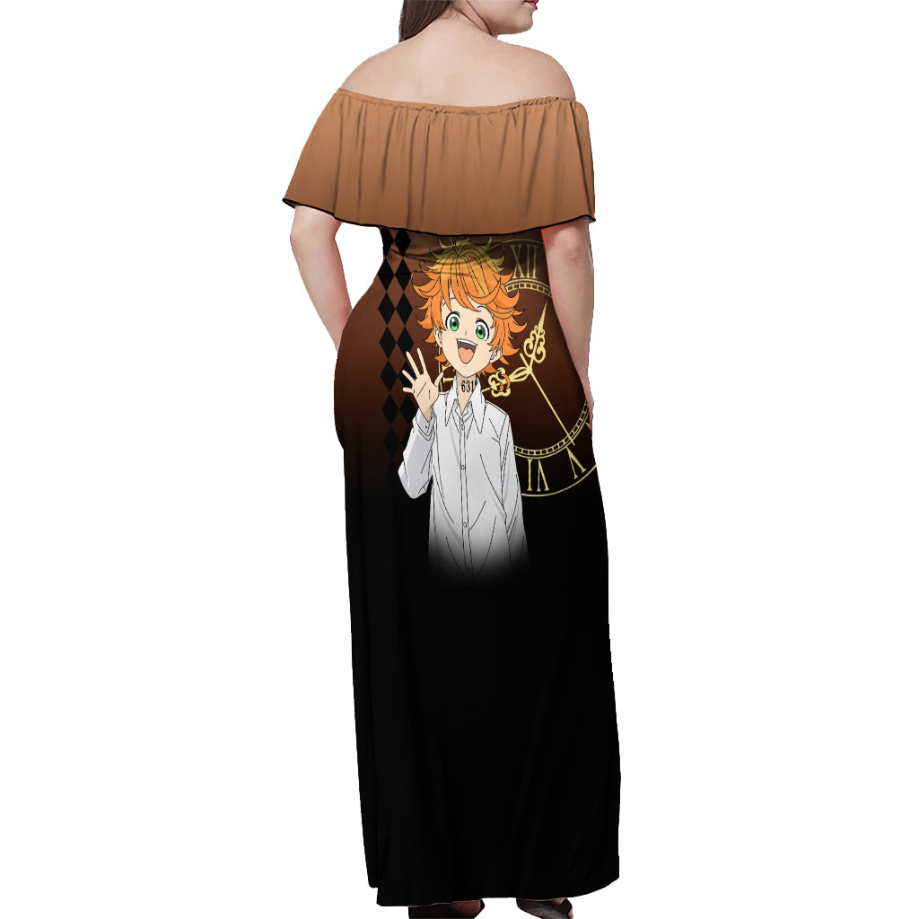 Emma Off Shoulder Maxi Dress The Promised Neverland