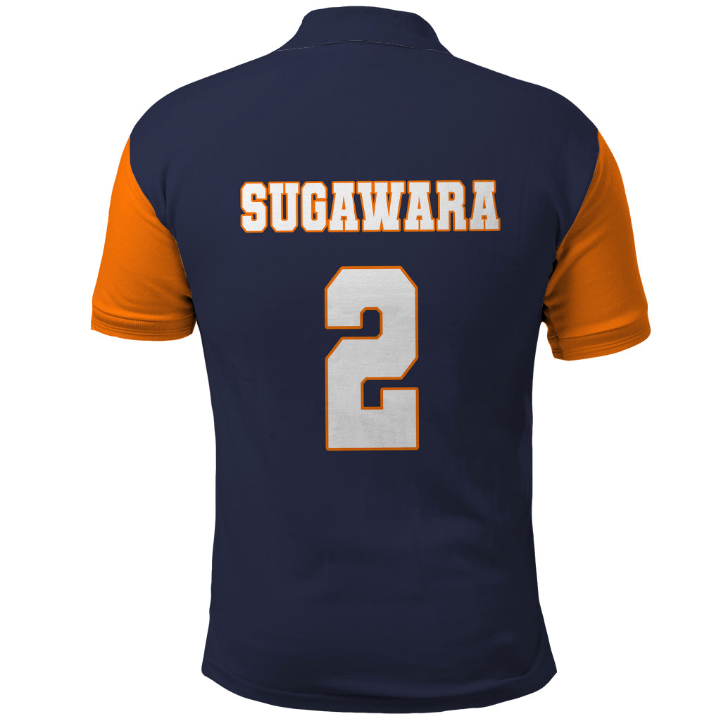 Karasuno Koshi Sugawara Polo Shirt Haikyu