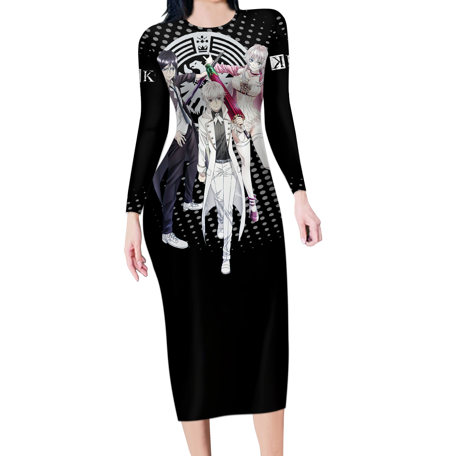 K-Project Long Sleeve Bodycon Dress Return of Kings