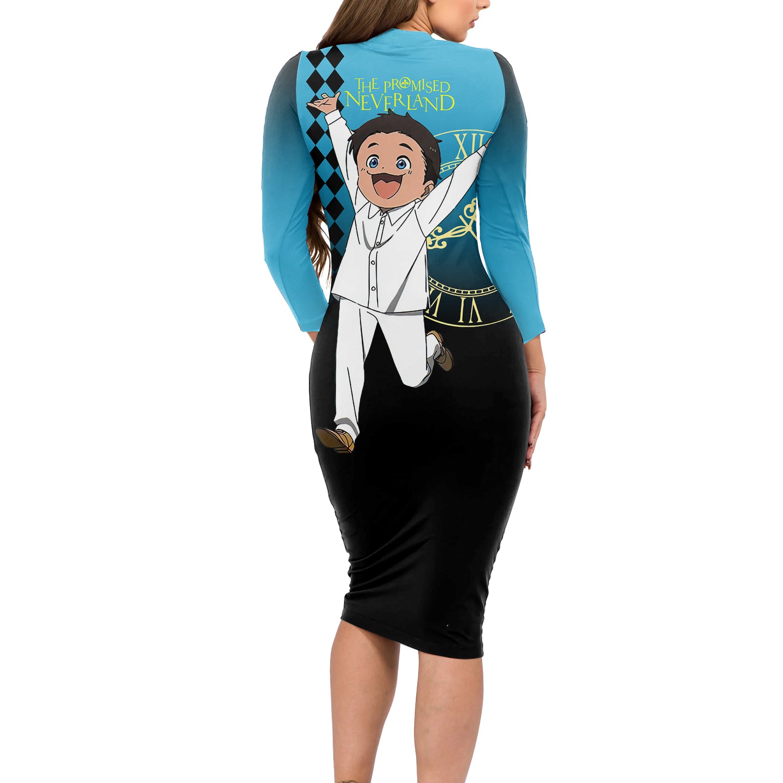 Phil Long Sleeve Bodycon Dress The Promised Neverland