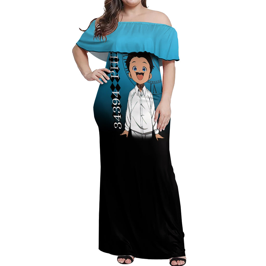 Phil Off Shoulder Maxi Dress The Promised Neverland