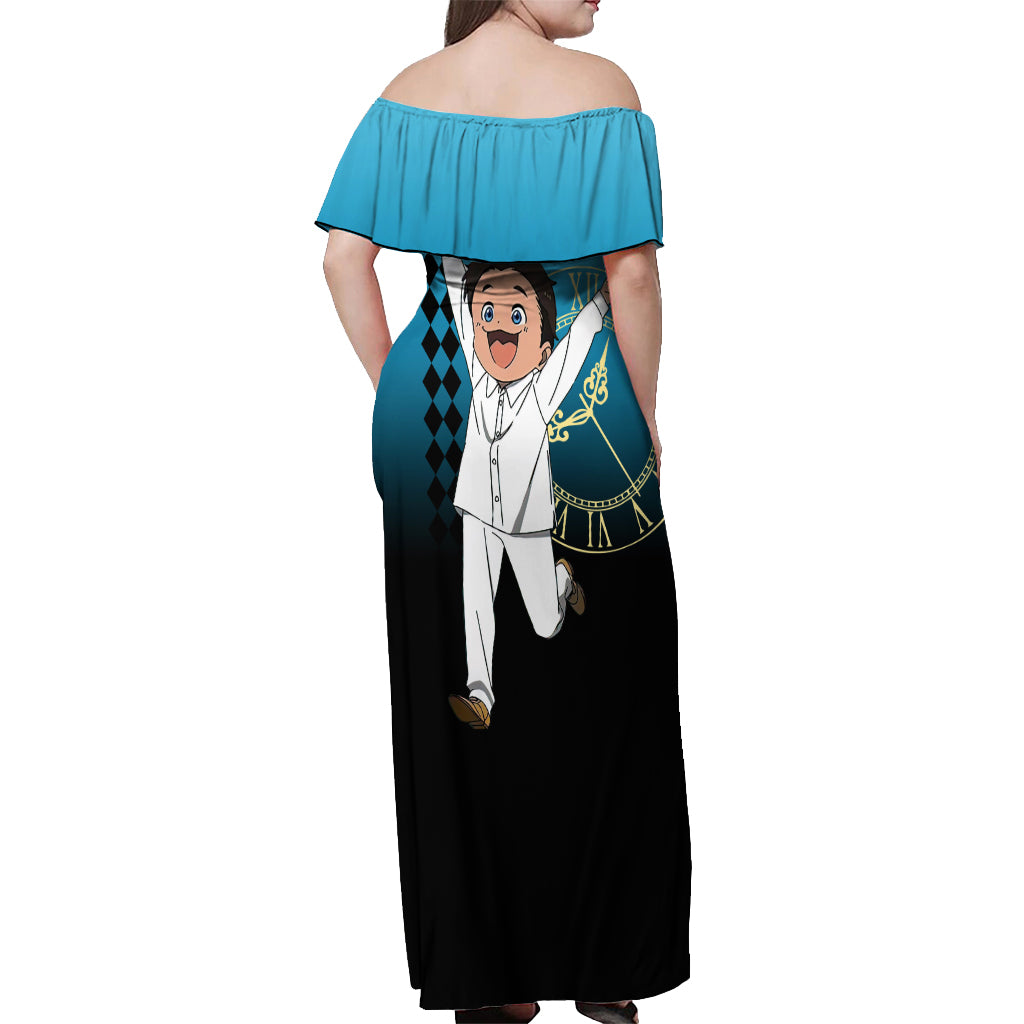 Phil Off Shoulder Maxi Dress The Promised Neverland