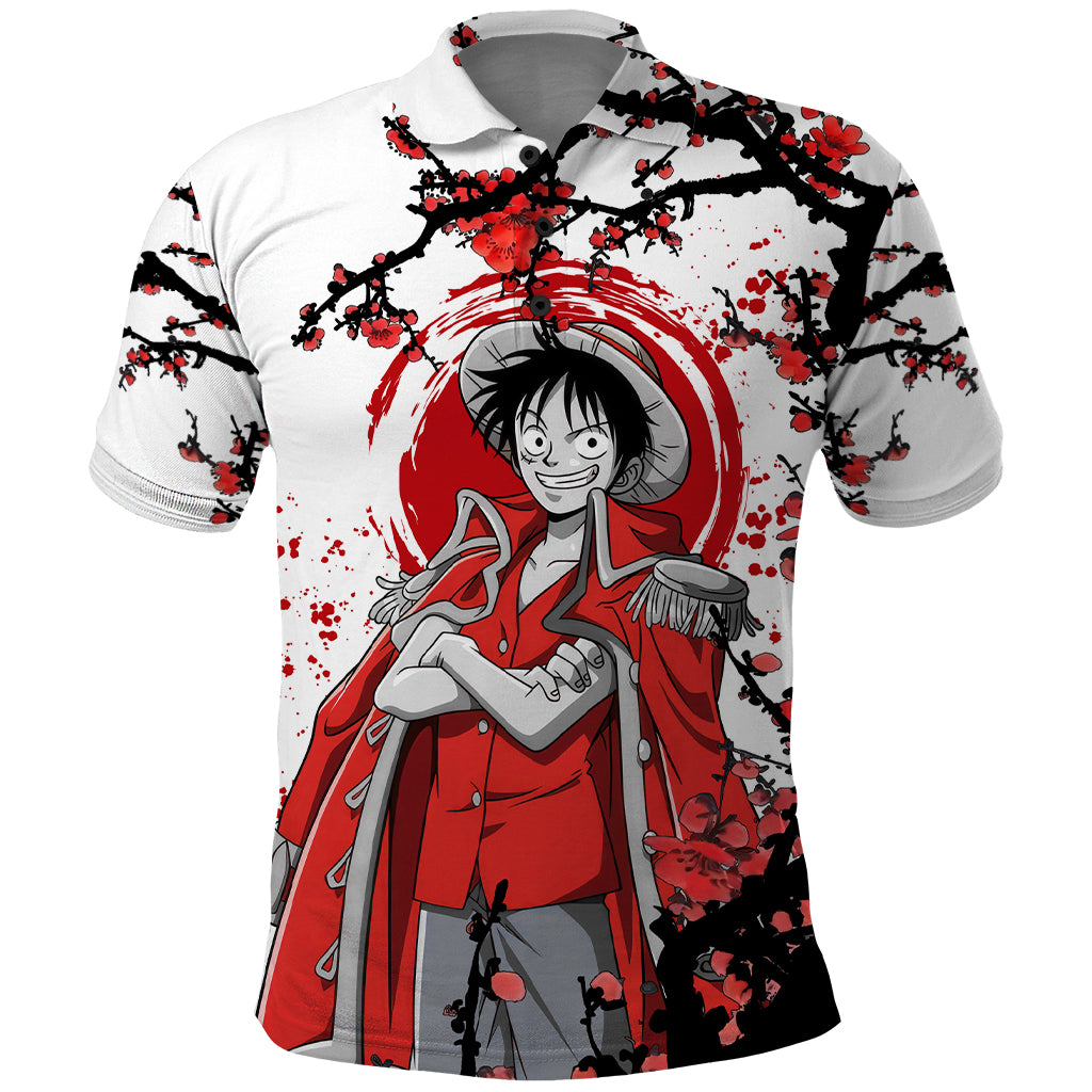 Luffy Pirate King - Japan Style Polo Shirt