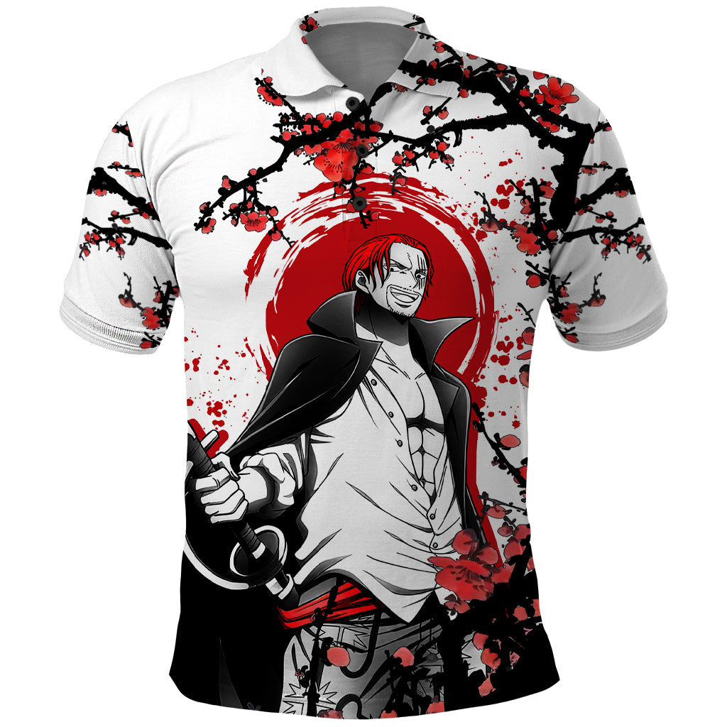Red-Haired Shanks - Japan Style Anime Polo Shirt
