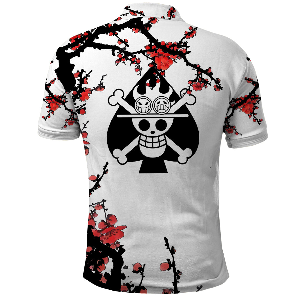 Portgas D. Ace- Japan Style One Piece Anime Polo Shirt