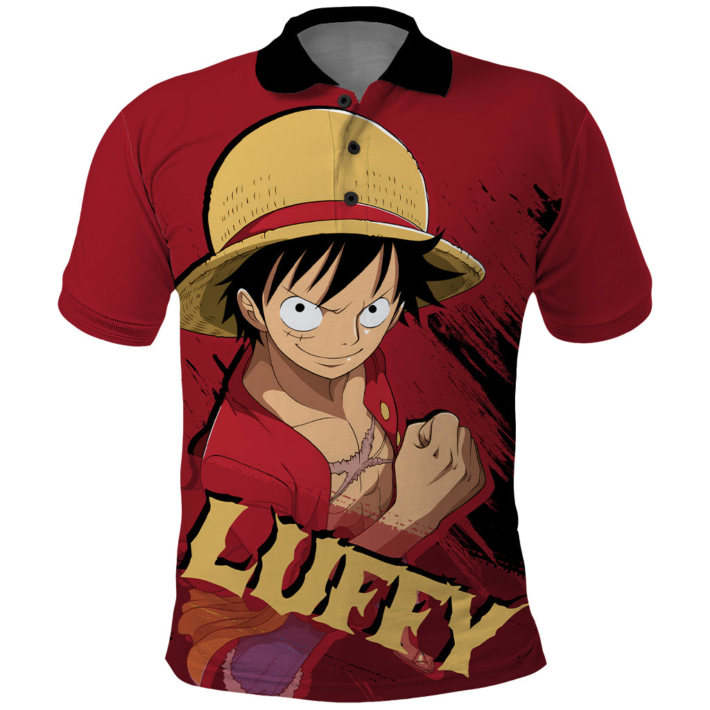 Monkey D Luffy - One Piece Anime Polo Shirt
