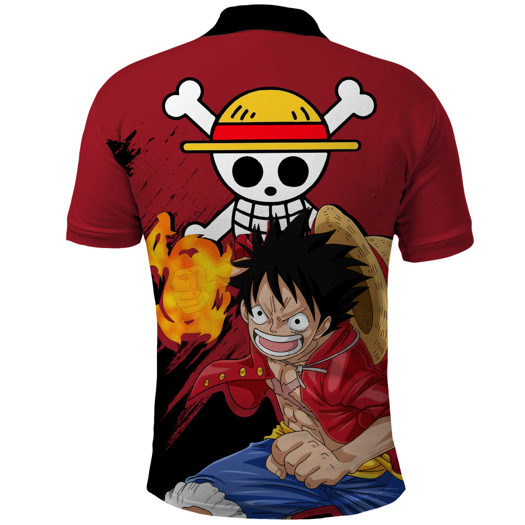 Monkey D Luffy - One Piece Anime Polo Shirt
