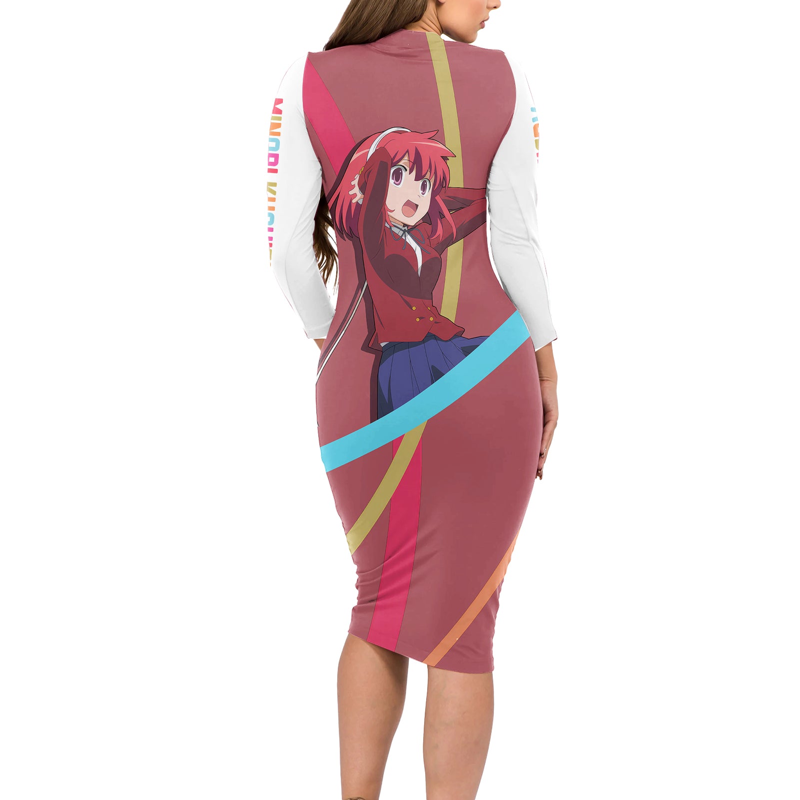 Minori Kushieda Long Sleeve Bodycon Dress Toradora