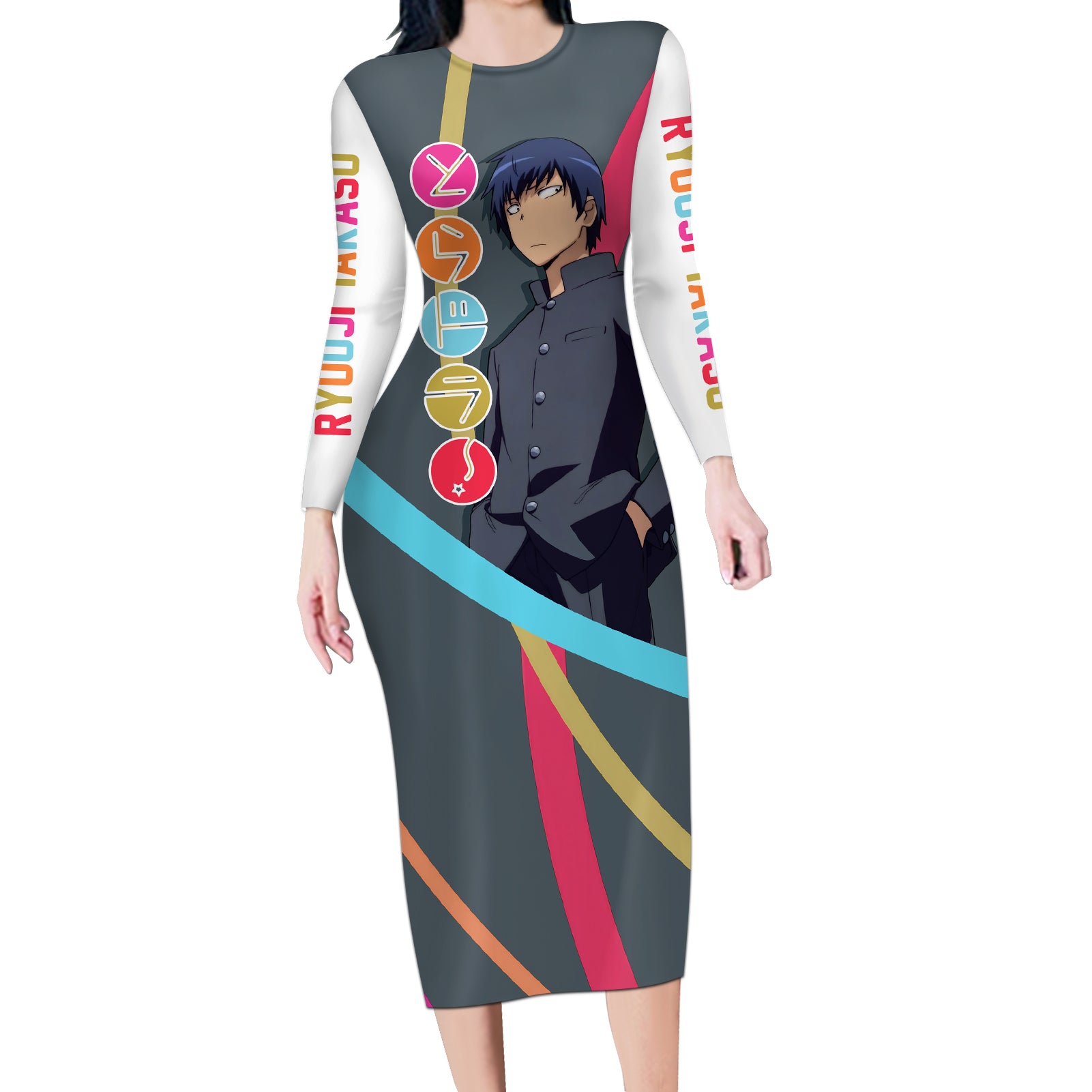 Ryuuji Takasu Long Sleeve Bodycon Dress Toradora