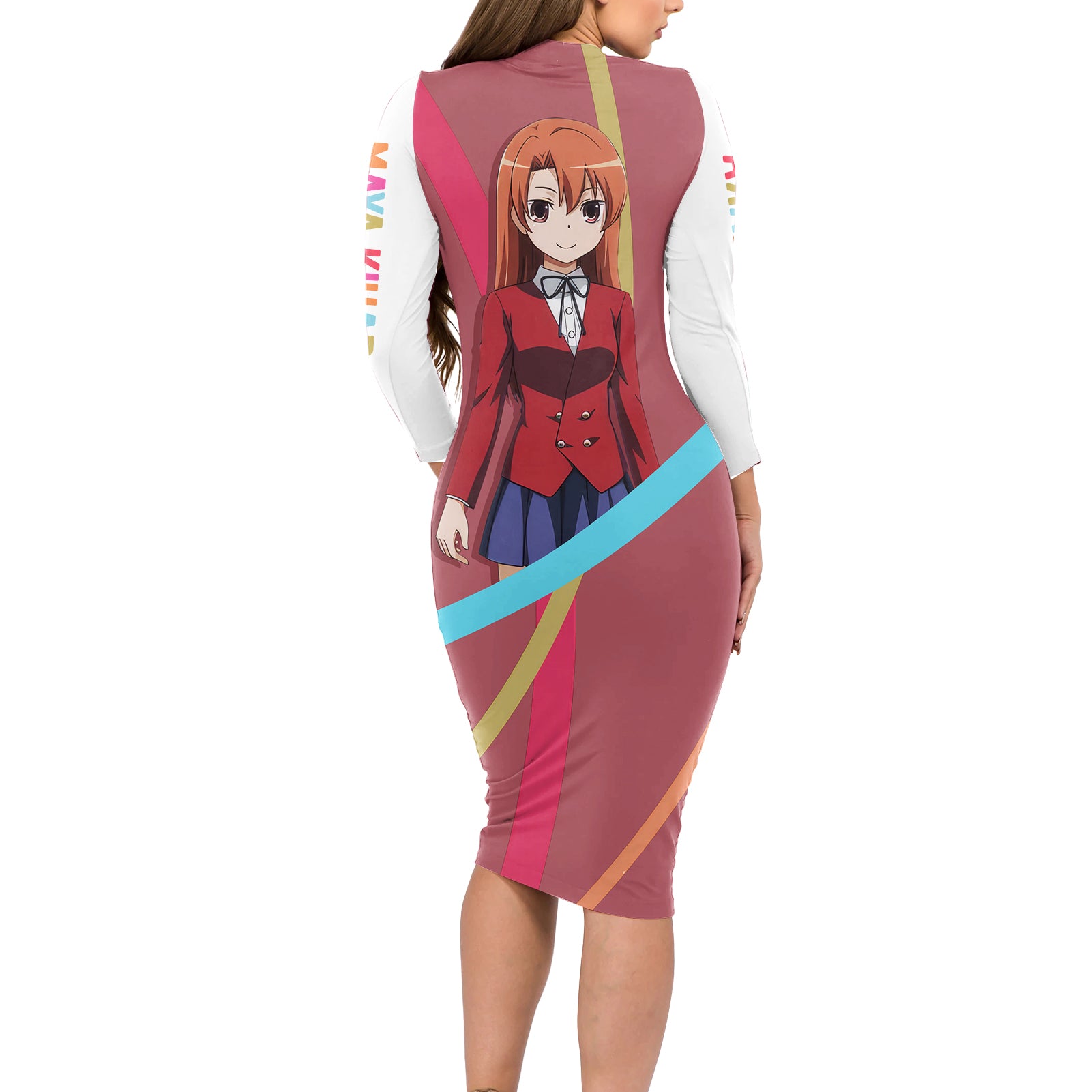 Maya Kihara Long Sleeve Bodycon Dress Toradora
