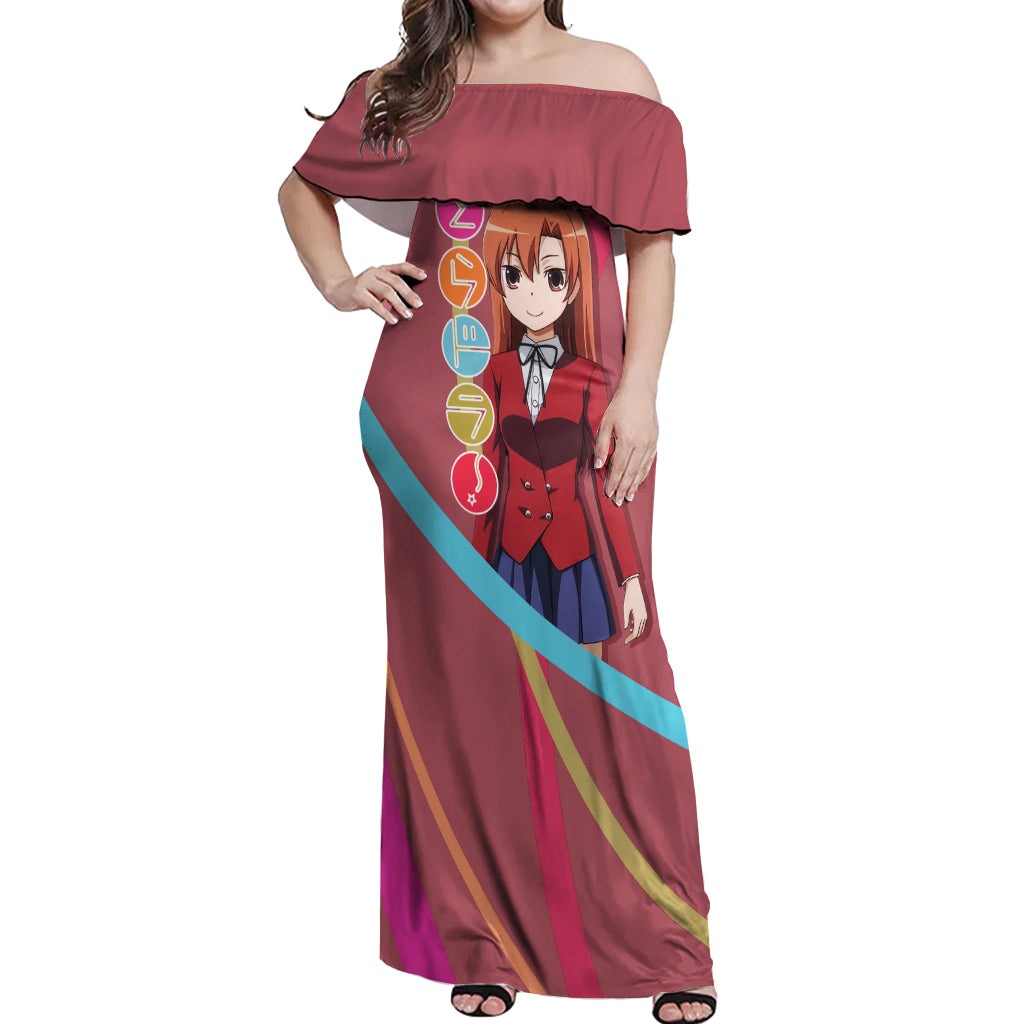 Maya Kihara Off Shoulder Maxi Dress Toradora