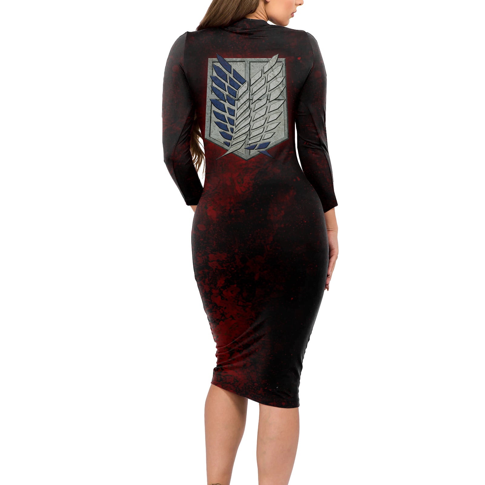 Gabi Braun Long Sleeve Bodycon Dress Attack On Titan