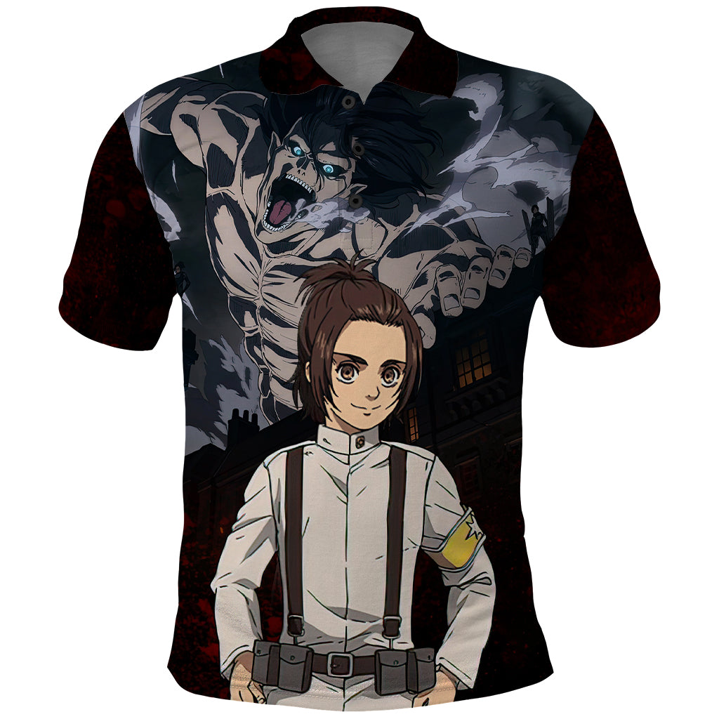 Gabi Braun Polo Shirt Attack On Titan