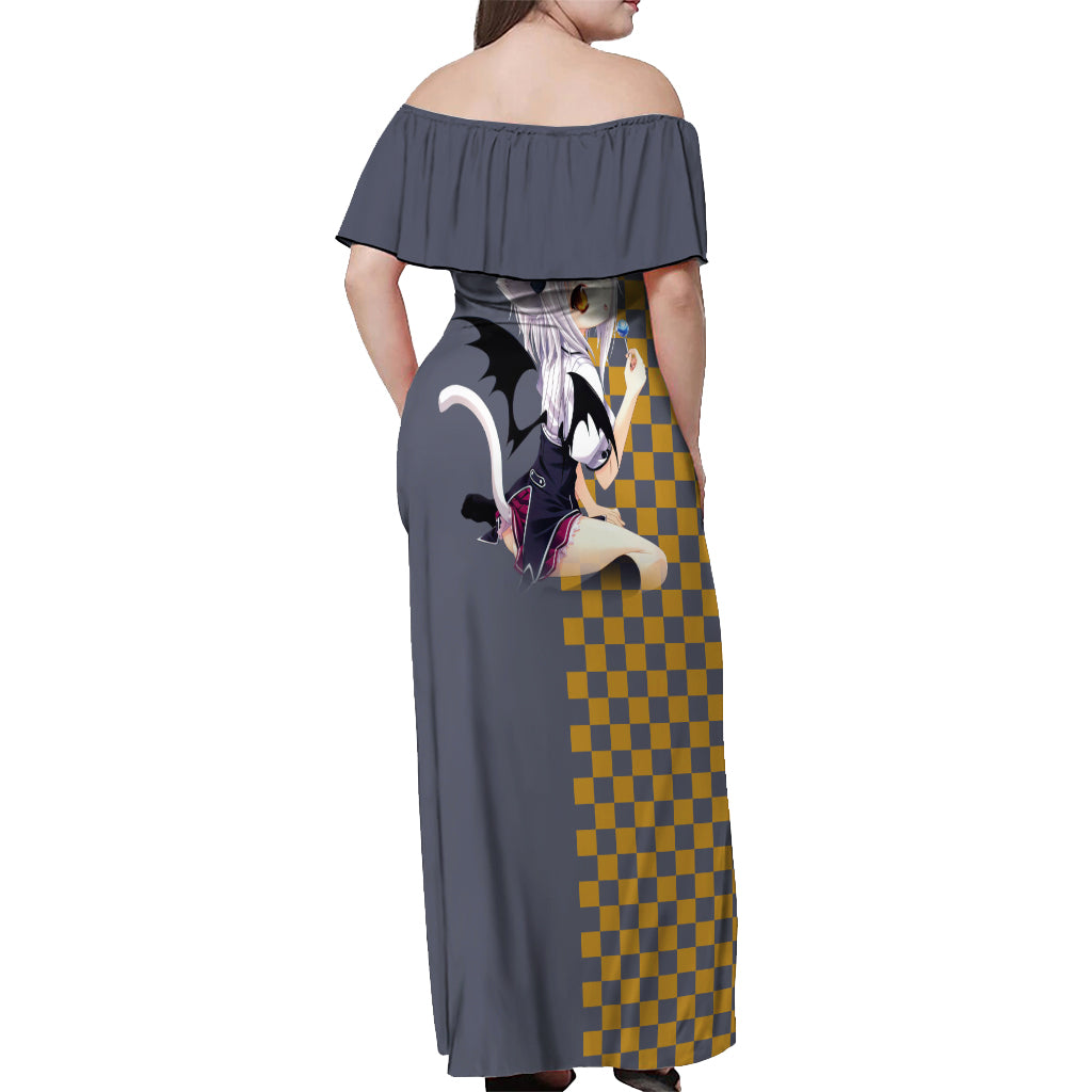 Koneko Toujou Off Shoulder Maxi Dress High School DxD