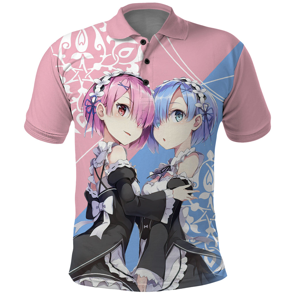 Rem & Ram Polo Shirt Re Zero