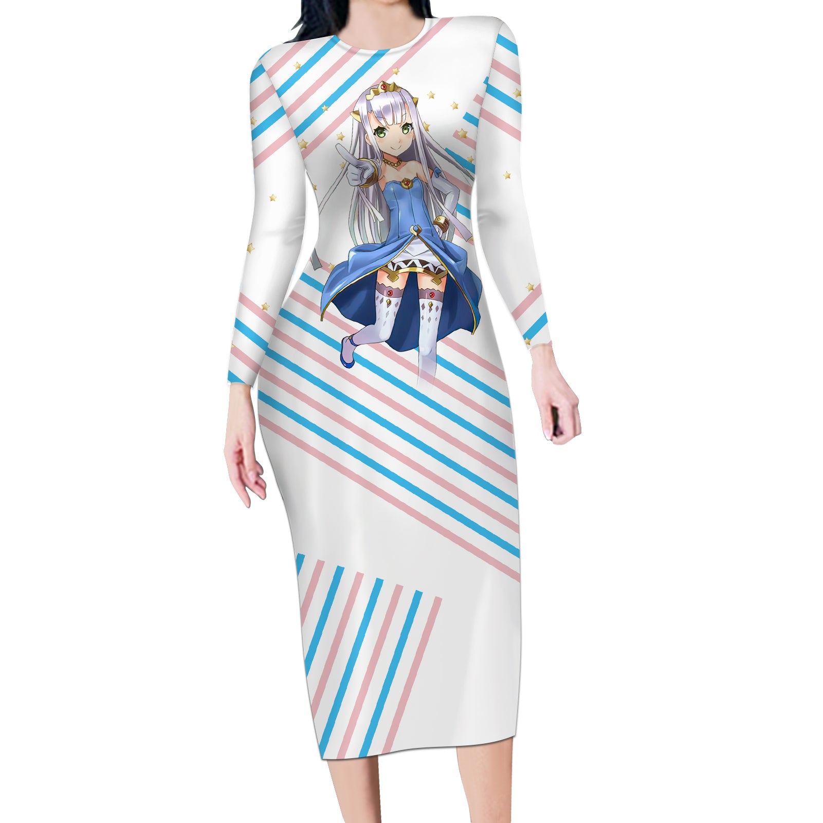 Petralka Anne Eldant III Long Sleeve Bodycon Dress Outbreak Company