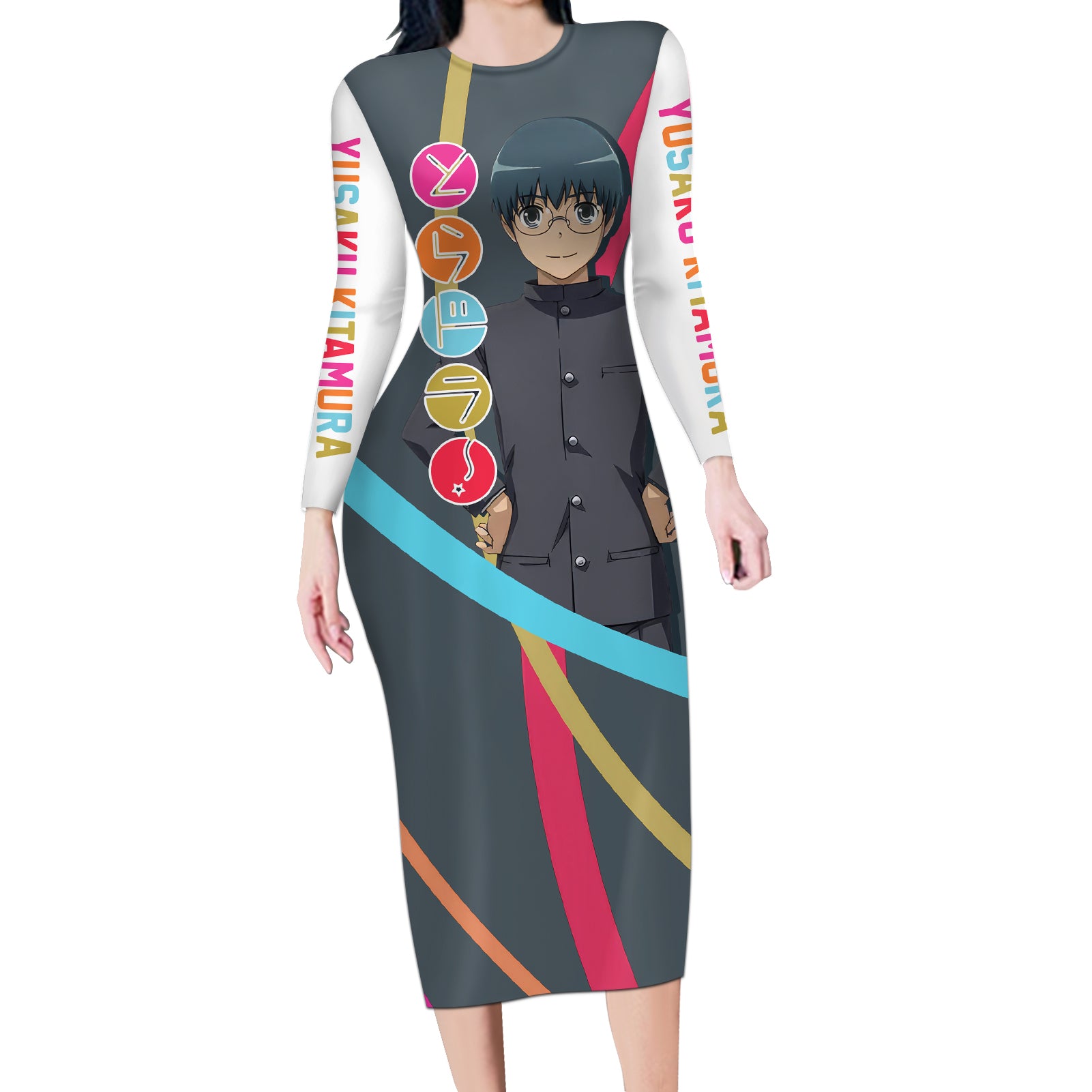 Yusaku Kitamura Long Sleeve Bodycon Dress Toradora